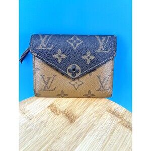 Louis Vuitton Leather Wallet for Women - Brown (Victorine Wallet)